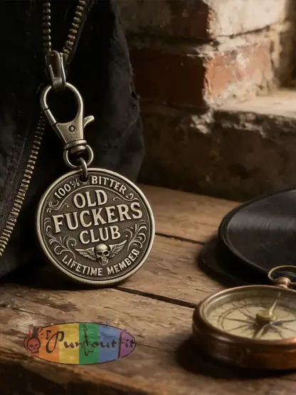 Old Fuckers Club Keychain - As picture · ONE