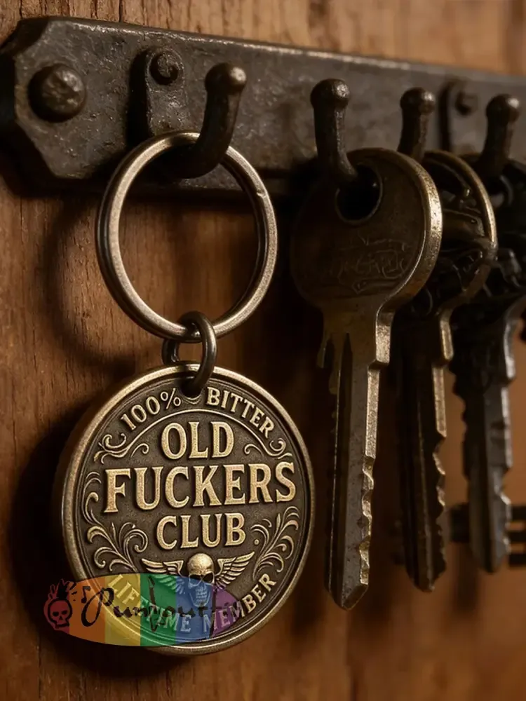 Old Fuckers Club Keychain - As picture · ONE