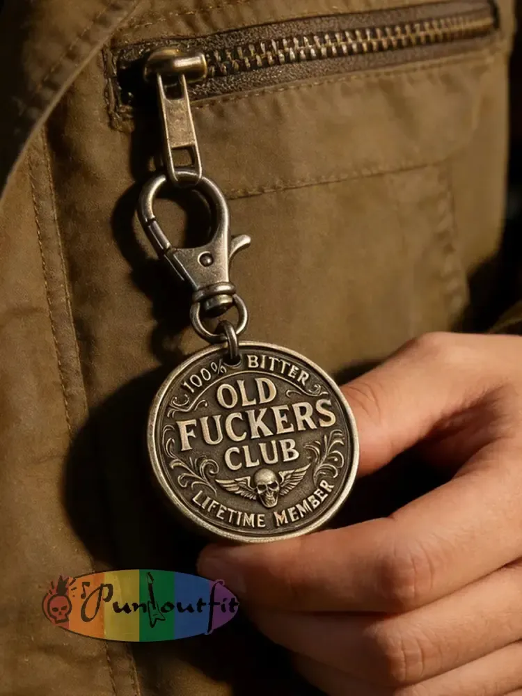 Old Fuckers Club Keychain - As picture · ONE