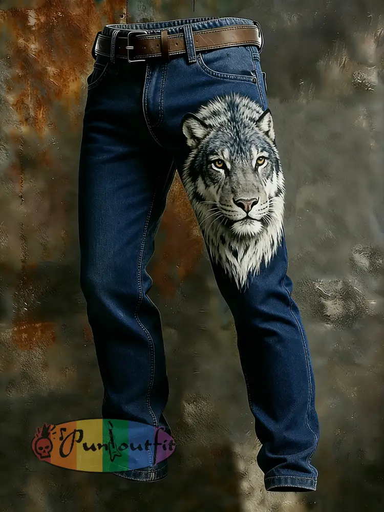 Men’s Retro Business Style Casual Work Trousers