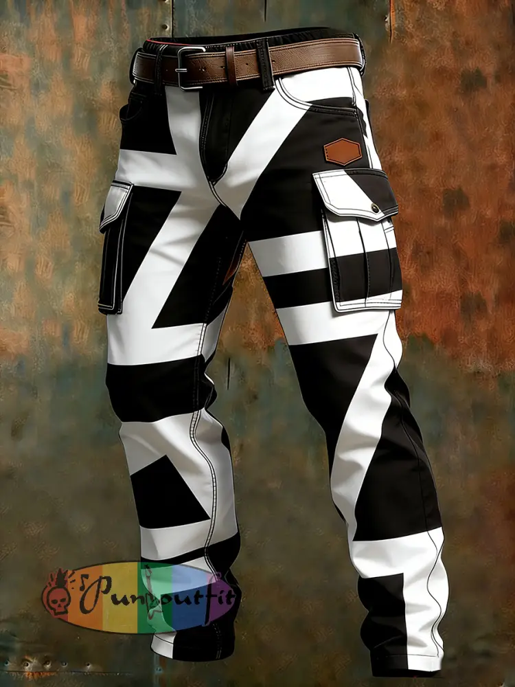 Men’s Retro Business Style Casual Work Trousers