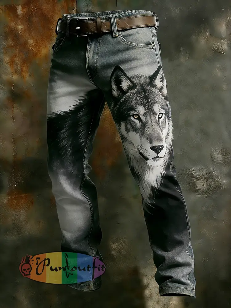 Men’s Retro Business Style Casual Work Trousers