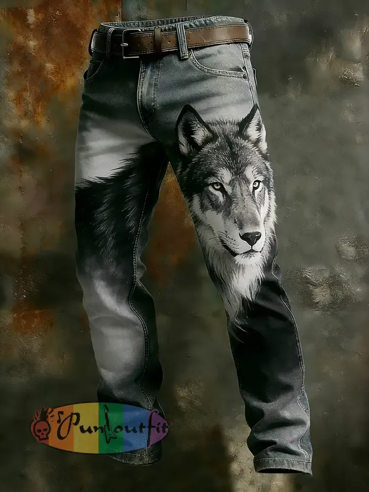 Men’s Retro Business Style Casual Work Trousers