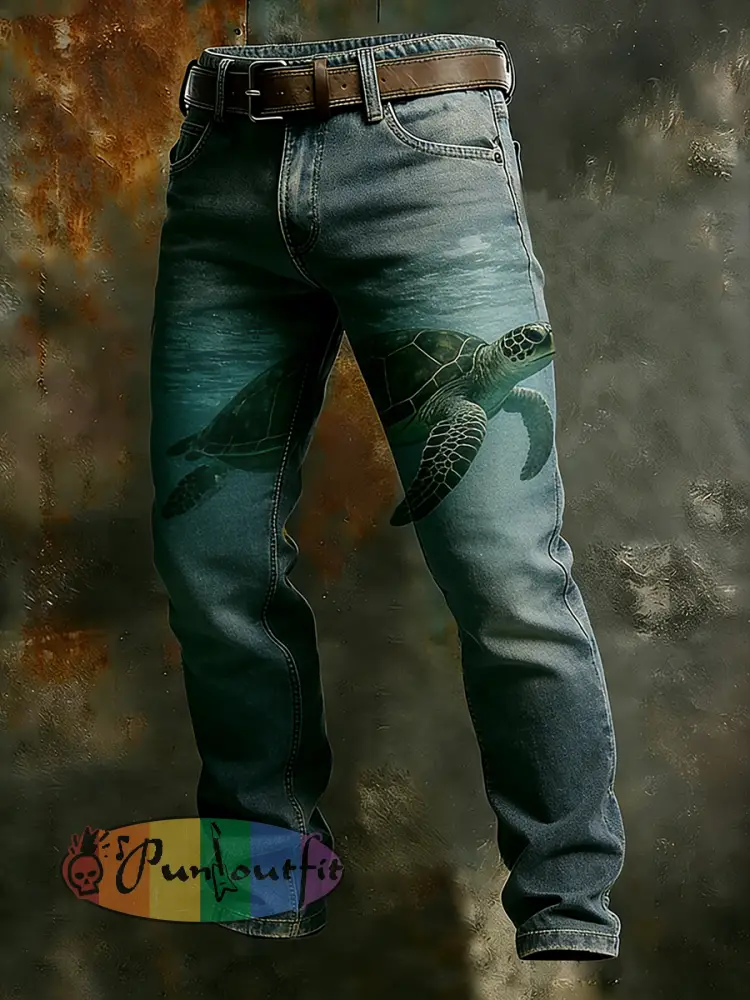 Men’s Retro Business Style Casual Work Trousers