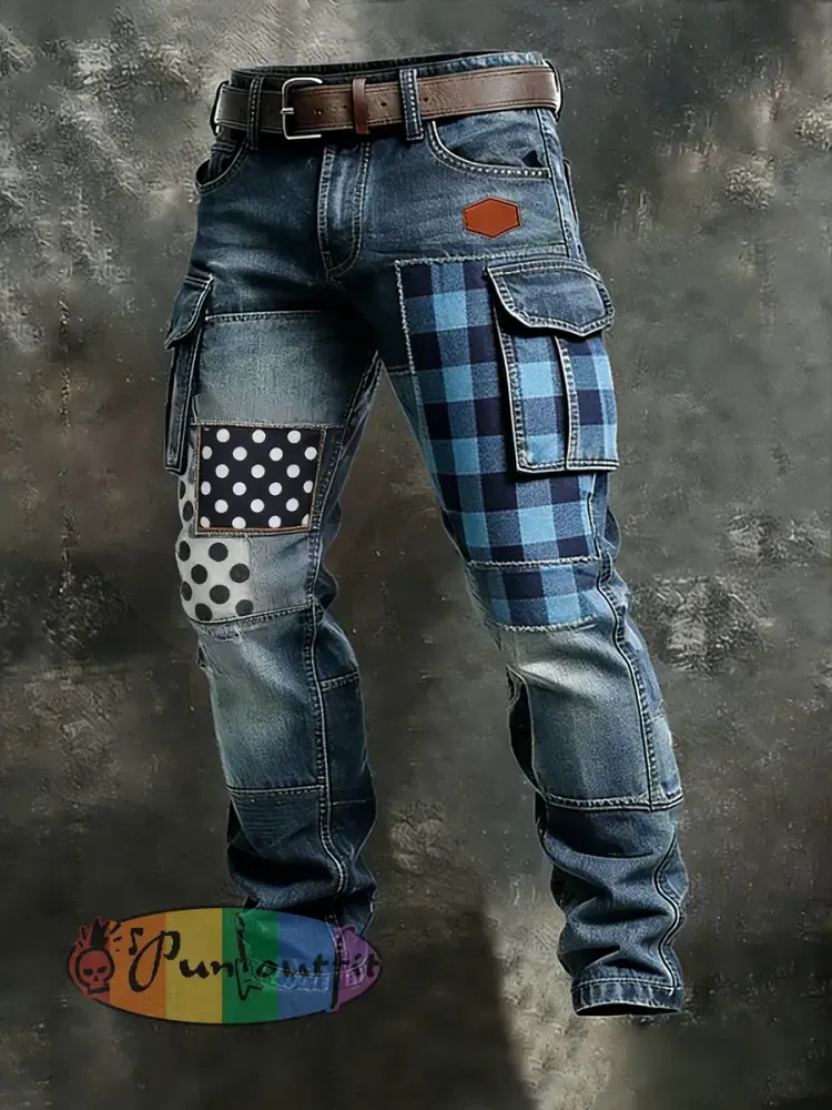 Men’s Retro Business Style Casual Work Trousers