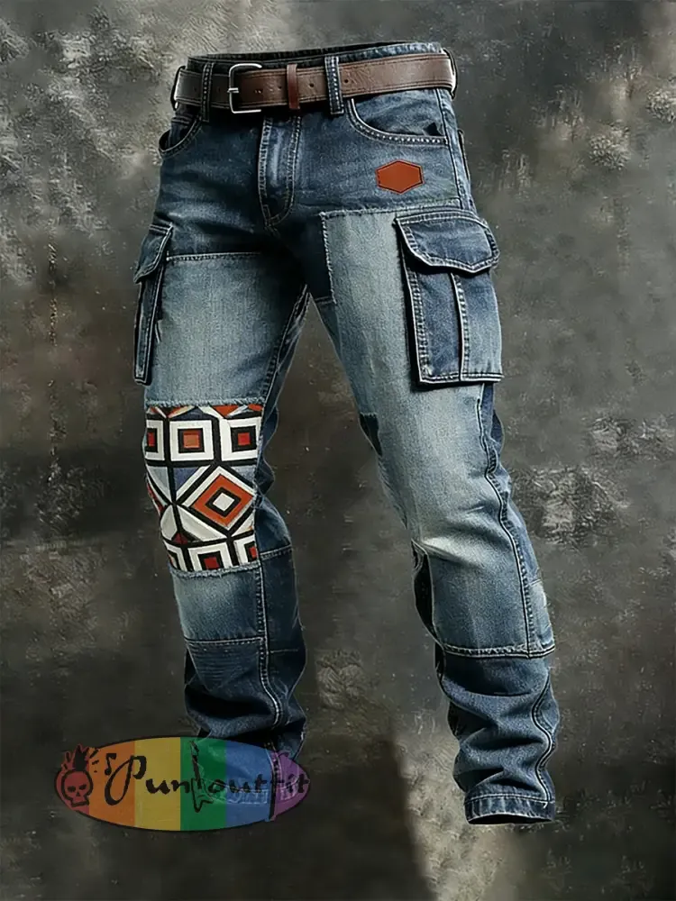 Men’s Retro Business Style Casual Work Trousers