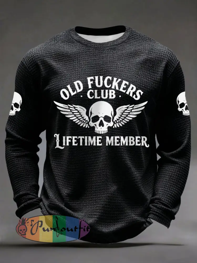Men’s Old Fuckers Club Waffle T-Shirts