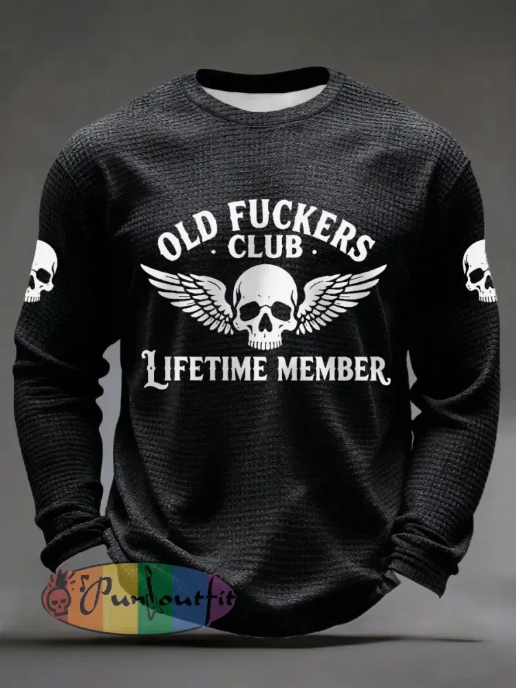 Men’s Old Fuckers Club Waffle T-Shirts