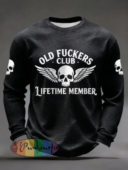 Men’s Old Fuckers Club Waffle T-Shirts