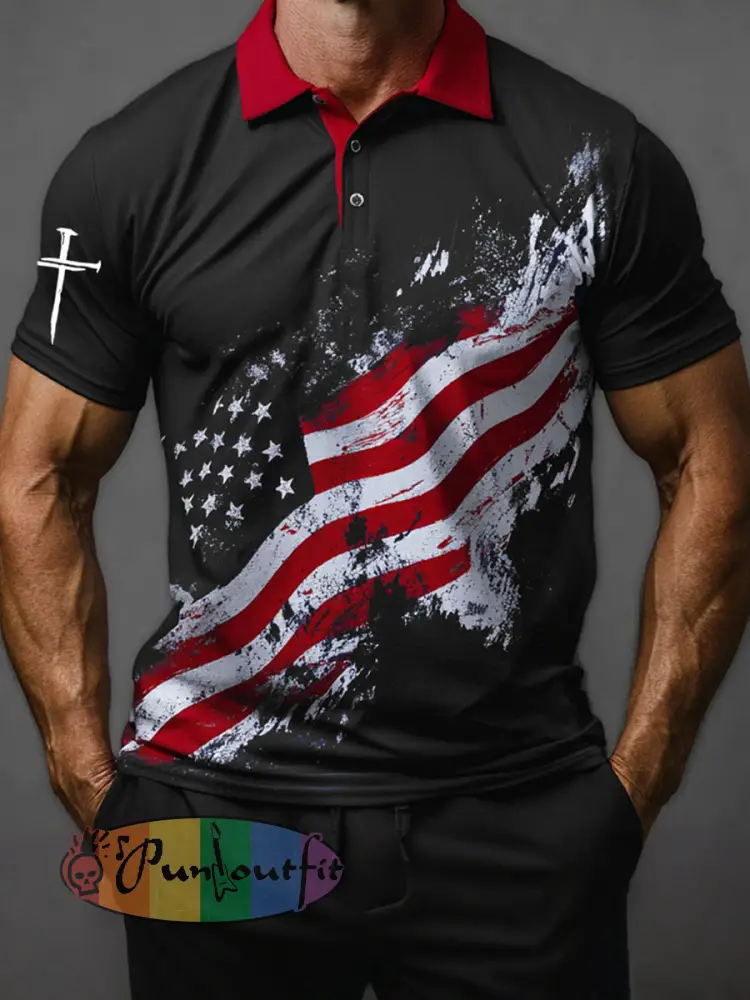 Men’s American Flag Faith Tops