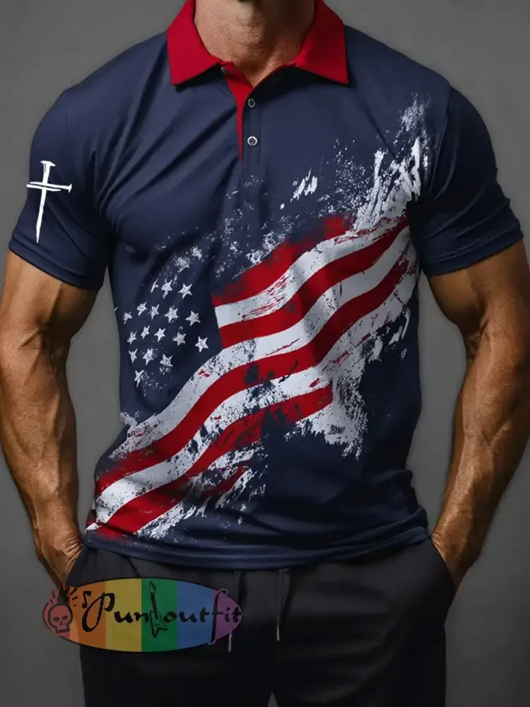 Men’s American Flag Faith Tops