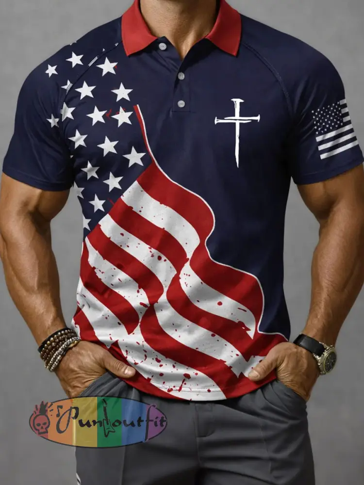 Men’s American Flag Faith Tops