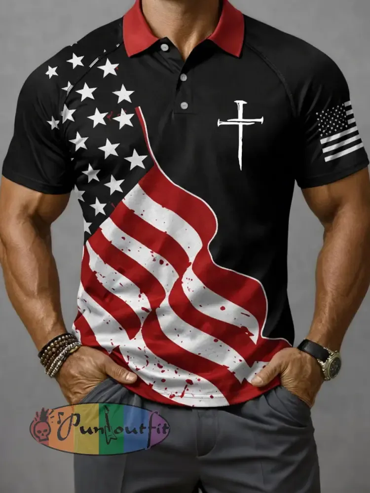 Men’s American Flag Faith Tops