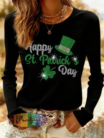 Women’s St. Patrick’s Day crew neck sweater