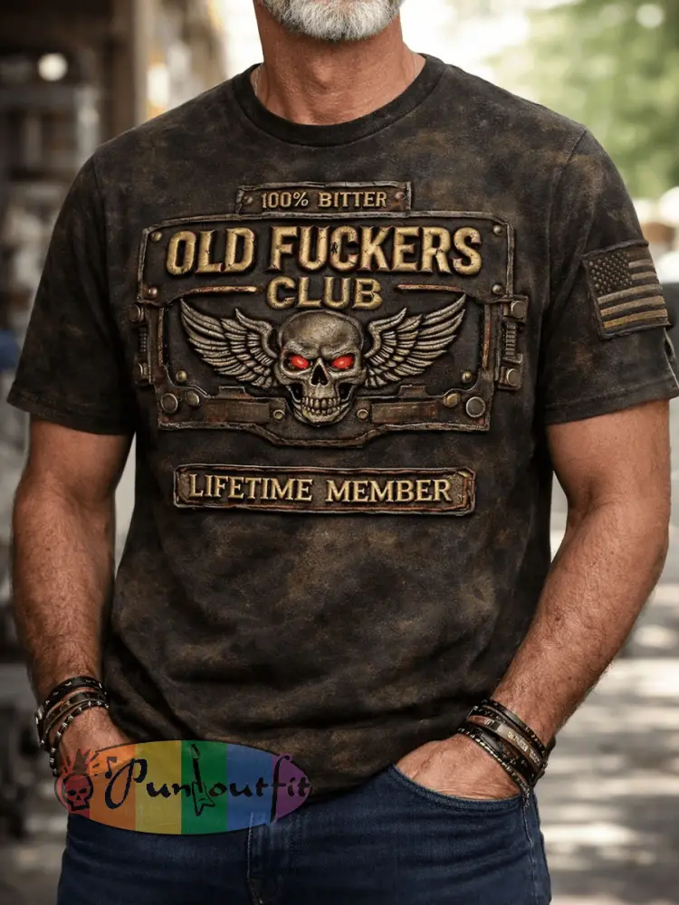 Men’s Old Fuckers Club Vintage T-Shirts