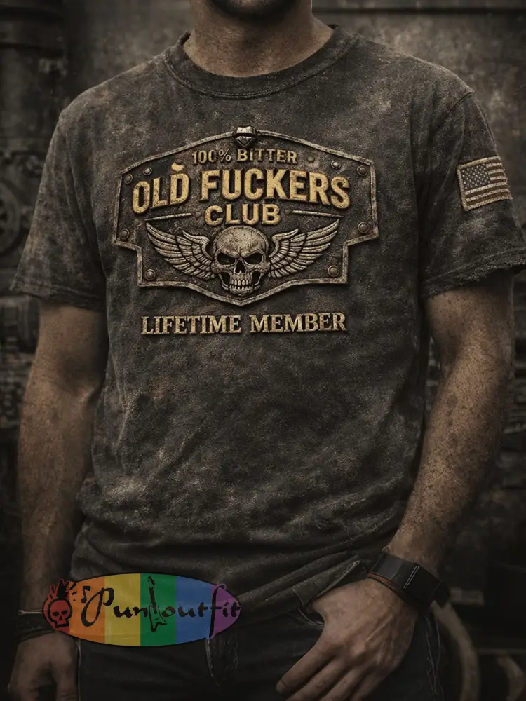 Men’s Old Fuckers Club Vintage T-Shirts