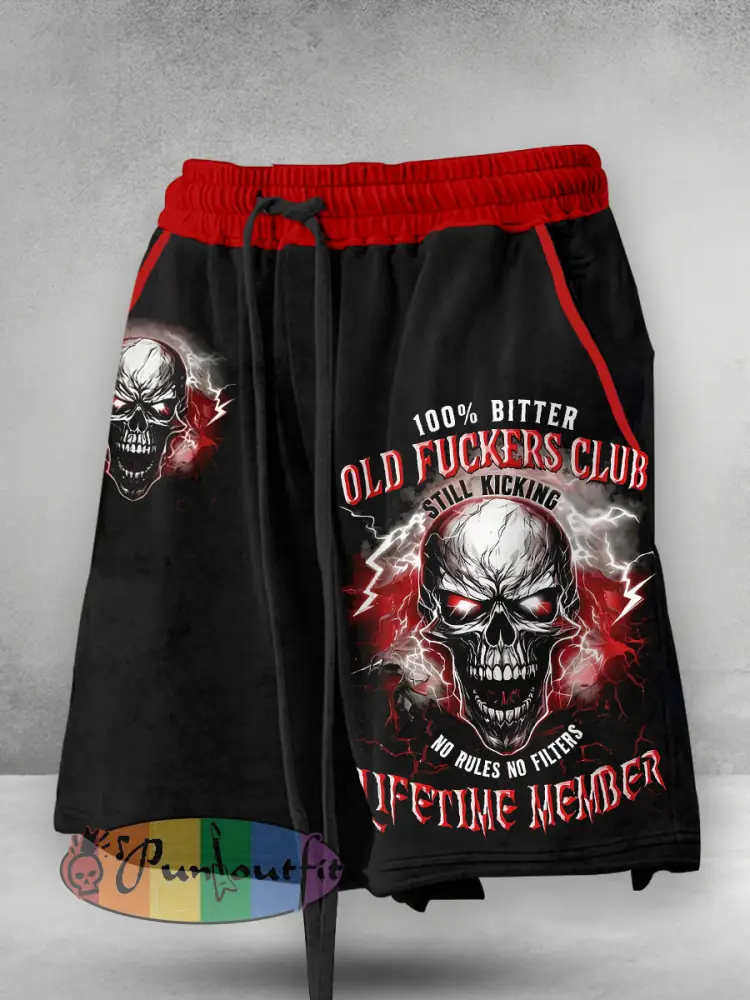 Men’s ’100% Bitter Old Fuckers Club’ Shorts