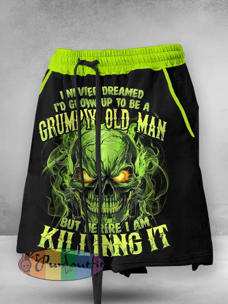 Men’s ’I Never Dreamed I’d Grow Up To Be A Grumpy Old Man’ Shorts