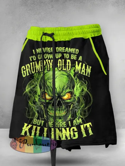 Men’s ’I Never Dreamed I’d Grow Up To Be A Grumpy Old Man’ Shorts