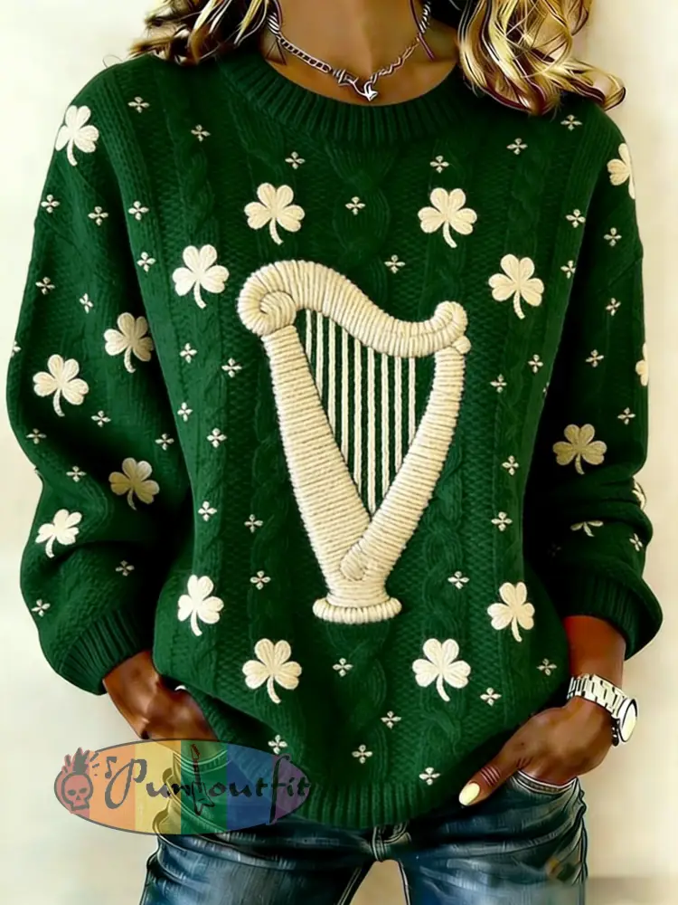 Women’s St. Patrick’s Day Printed Sweater
