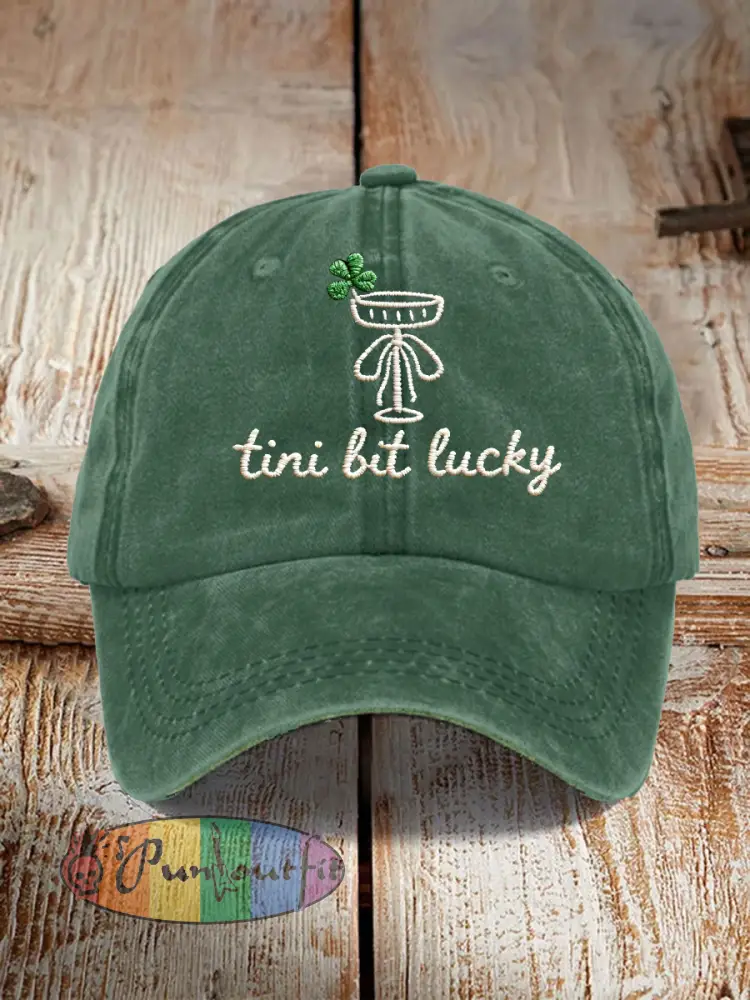 Unisex Tini Lit Lucky Print Hat