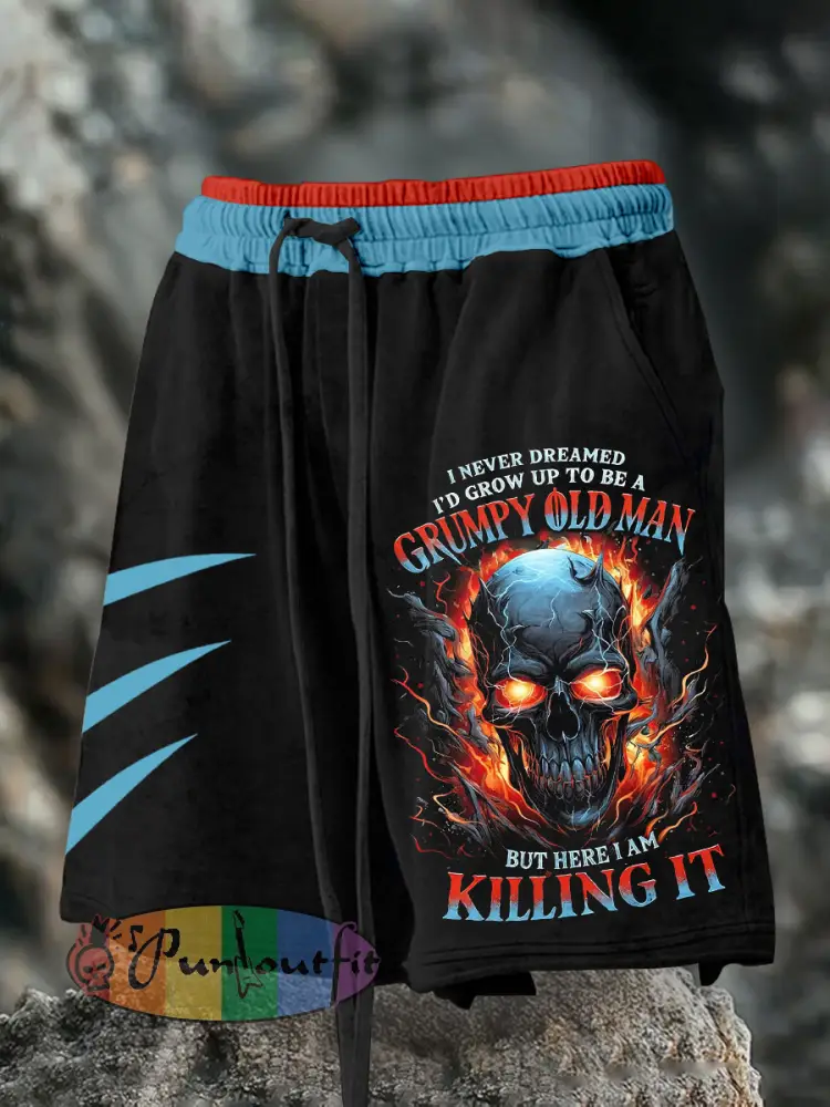 Men’s ’I Never Dreamed That One Day I’d Become A Grumpy Old Man’ Shorts