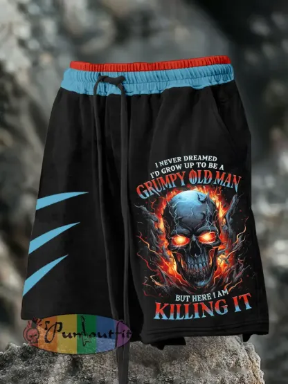 Men’s ’I Never Dreamed That One Day I’d Become A Grumpy Old Man’ Shorts
