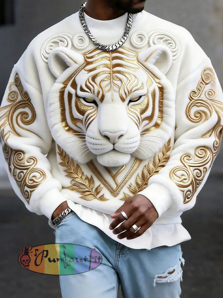 Men’s Tiger Flannel Sweatshirts