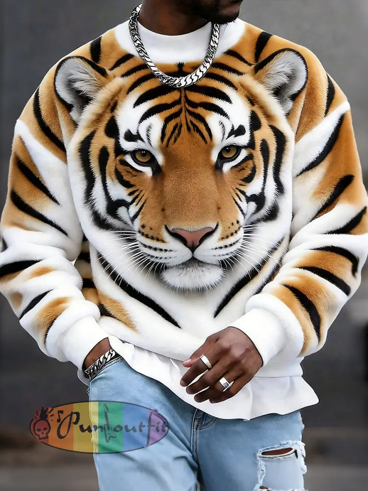 Men’s Tiger Flannel Sweatshirts