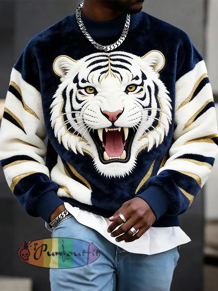 Men’s Tiger Flannel Sweatshirts