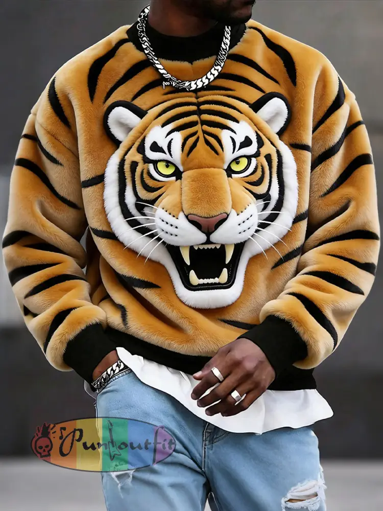 Men’s Tiger Flannel Sweatshirts