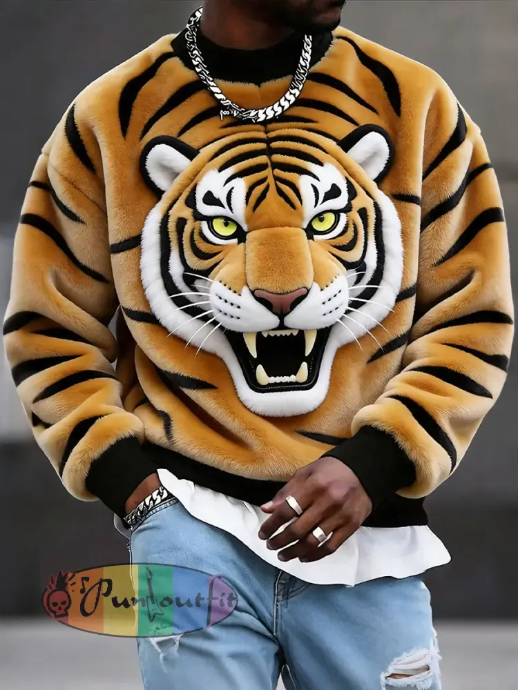 Men’s Tiger Flannel Sweatshirts