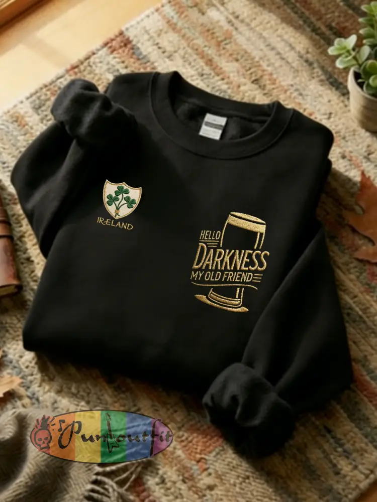 Women’s Hello Darkness My Old Friend Regular Sweatshirt