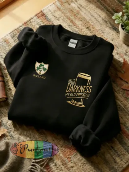 Women’s Hello Darkness My Old Friend Regular Sweatshirt