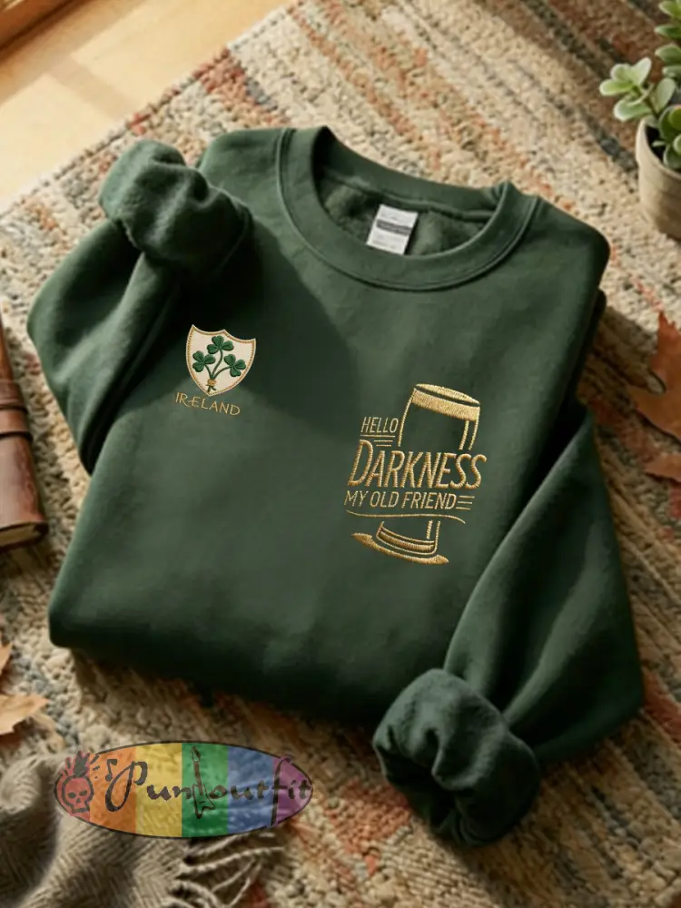 Women’s Hello Darkness My Old Friend Regular Sweatshirt