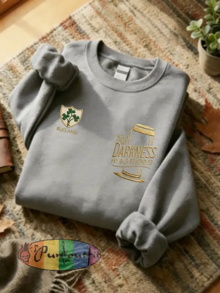 Women’s Hello Darkness My Old Friend Regular Sweatshirt