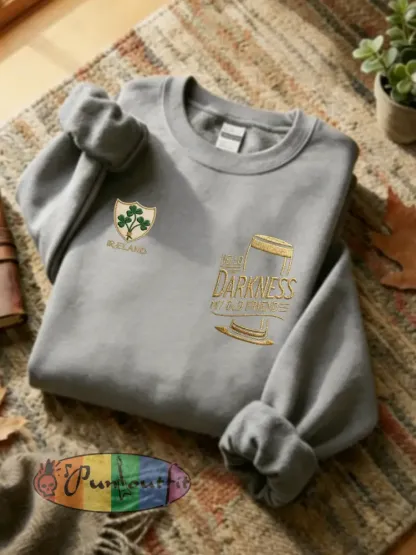 Women’s Hello Darkness My Old Friend Regular Sweatshirt