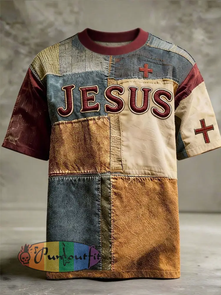 Men’s Jesus Cross Short Sleeves T-shirt