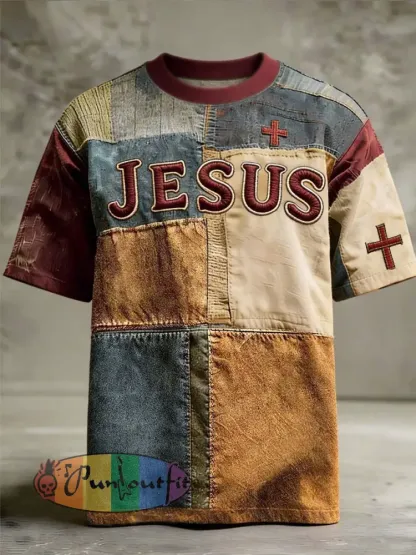 Men’s Jesus Cross Short Sleeves T-shirt