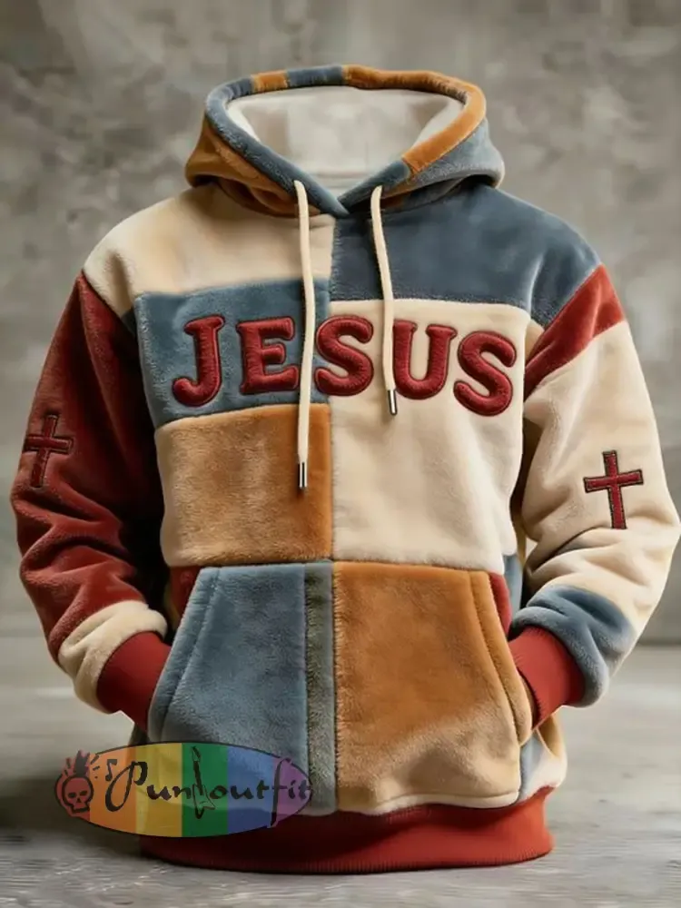 Men’s Jesus Flannel Hoodie