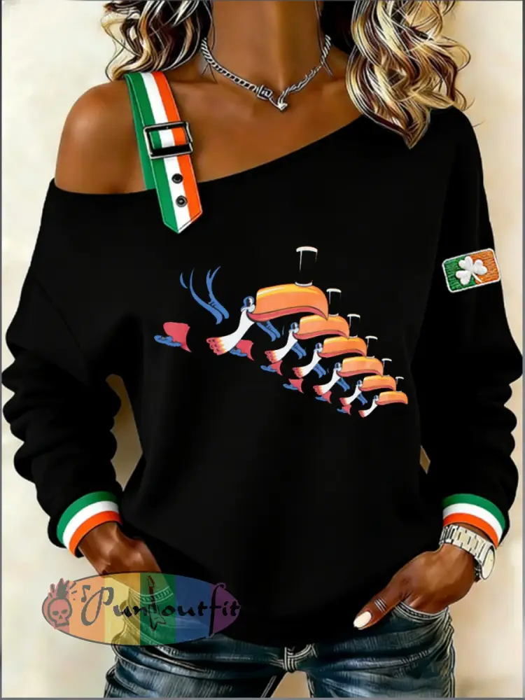 Women’s Irish St Patricks Day Toucan Sweatshirt