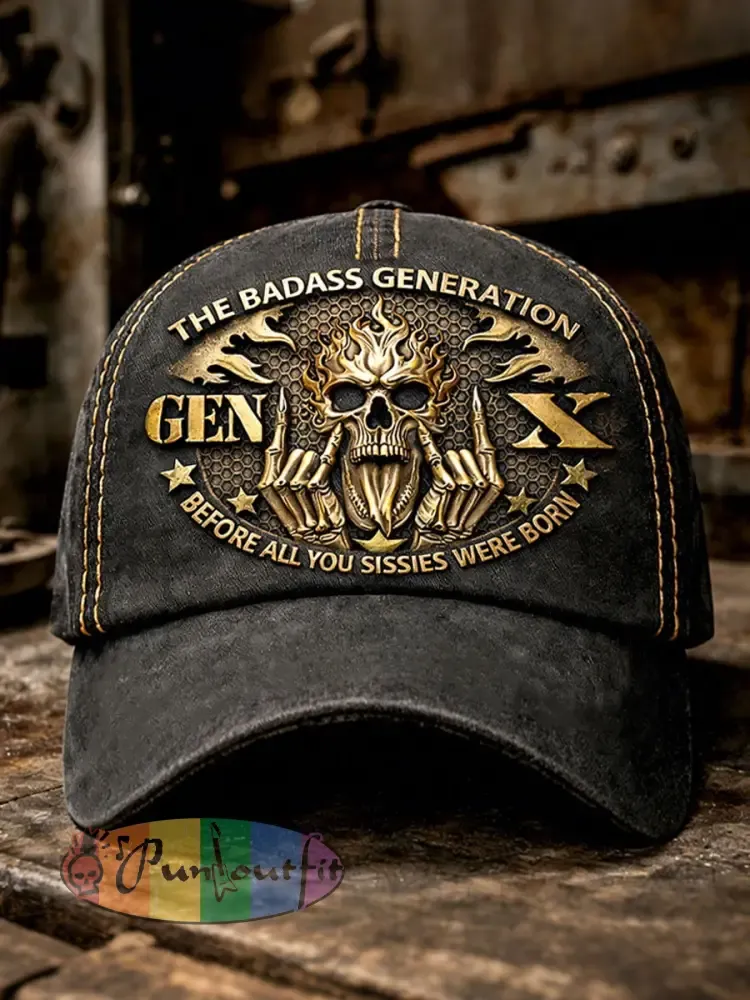 ’Gen X’ Unisex Retro Hats - As picture · ONE