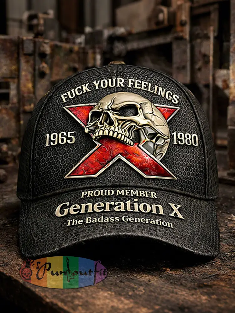 ’Gen X’ Unisex Retro Hats - As picture · ONE