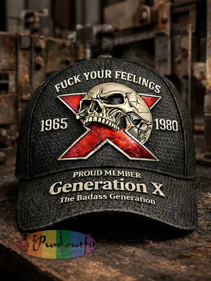 ’Gen X’ Unisex Retro Hats - As picture · ONE