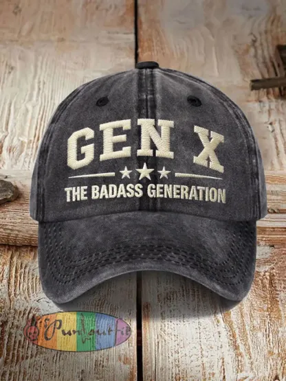 ’Gen X’ Unisex Retro Hats