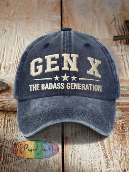 ’Gen X’ Unisex Retro Hats