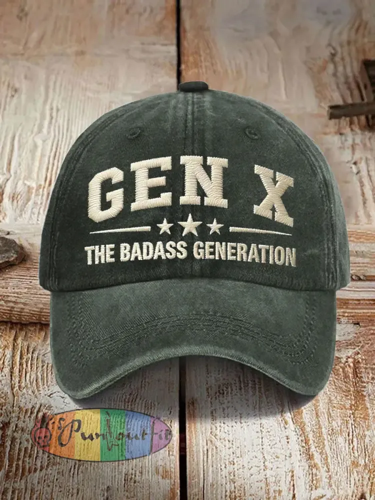 ’Gen X’ Unisex Retro Hats