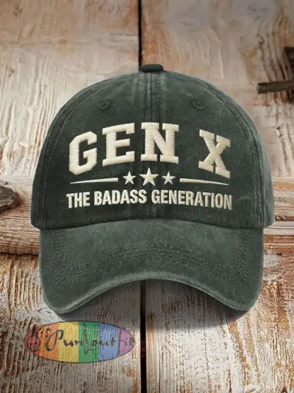 ’Gen X’ Unisex Retro Hats