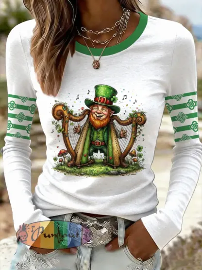 Women’s Vintage St. Patrick’s Day Printed Sweatshirt
