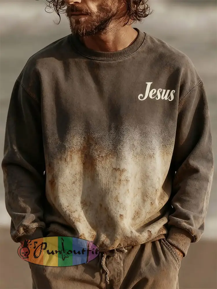 Men’s Jesus Crew Neck Sweatshirt